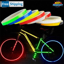 8M x 2CM Reflective Safety Tape Sticker for Bicycle Car Motorcycle Night Riding