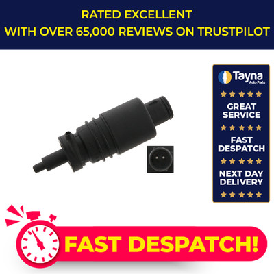 Washer Pump fits AUDI 100 C4 90 to 94 4A0955651 Febi Genuine Quality Guaranteed