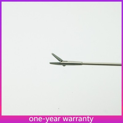 Micro Straight Head Toothed Laryngeal Operating Forceps