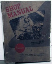 1950 Studebaker Car Dealer Service Shop Repair Manual Champion Commander Orig