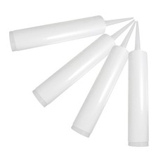 4 Pcs Empty Caulking Tubes Sealant Applicator for Floor Tiles Fillable