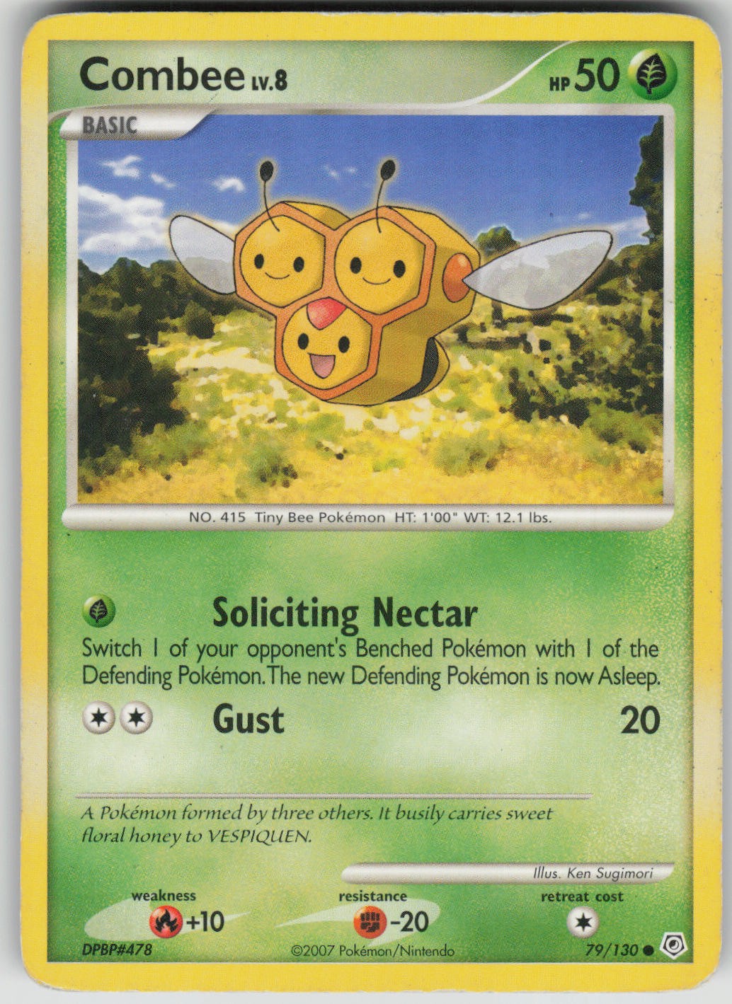 Pokemon TCG Combee Common Diamond and Pearl 79/130