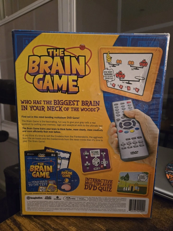Imagination DVD TV Games, The Brain Game, NEW, In Original Packaging - Image 2 of 2