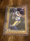 2025 Topps Chrome Football Football Leather Gold Refractor Matthew Stafford #169