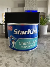 Starkist CHARLIE TUNA Advertising Display Sign grocery store Jumbo Tin Can Tuna