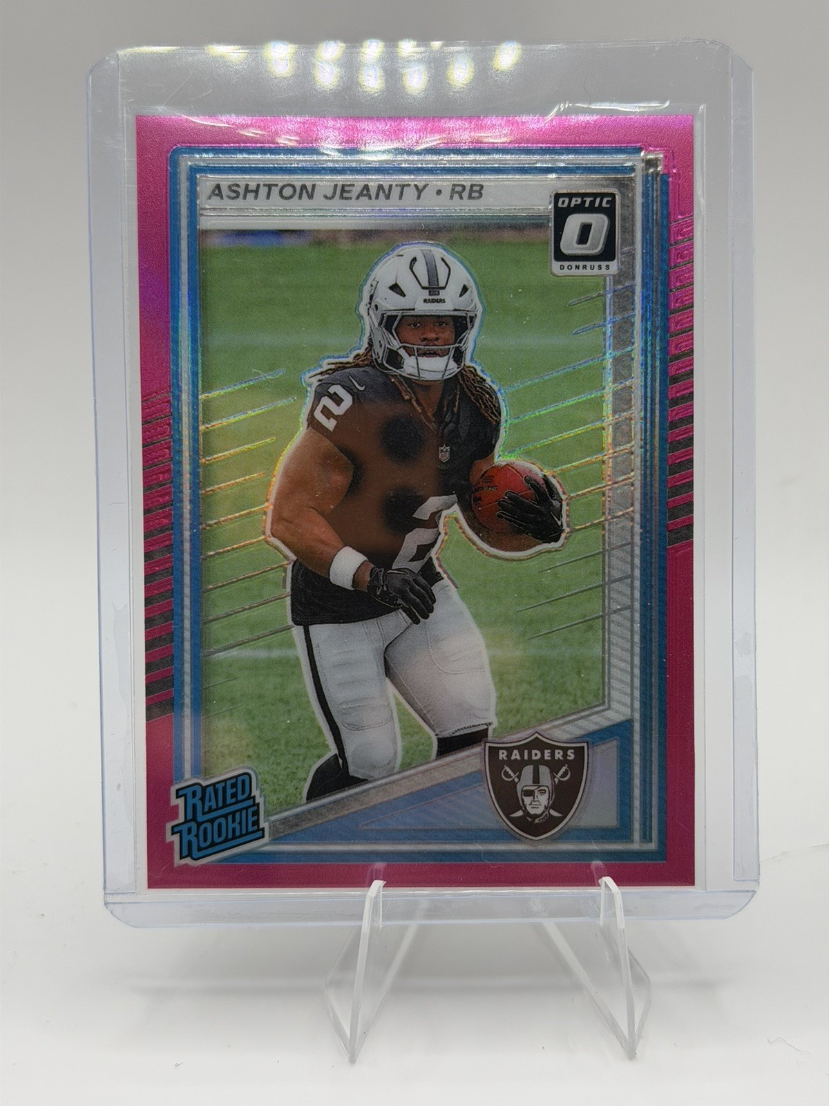 2025 Donruss Optic #202 Ashton Jeanty Pink Rated Rookie