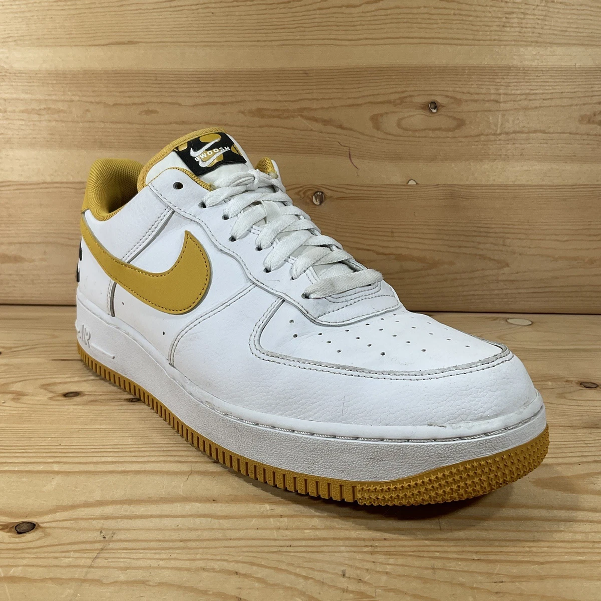Nike Air Force 1 \'07 LV8 Double Swoosh Men’s 12 White Light Ginger CT2300-100 Deals on Men main image 2