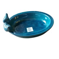 Vogelbad Keramik Oval VogelträNke Landhausstil Gartendeko