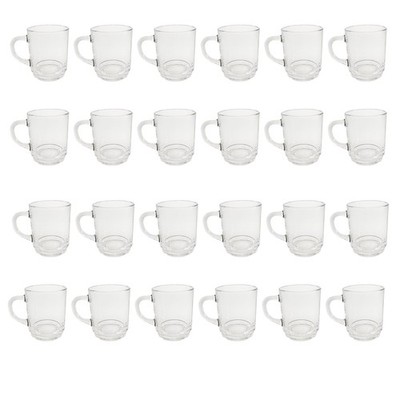 24x Bormioli Rocco Tasse Glas Boston Tee Kaffee Glühwein Teetasse Bar 0,2l