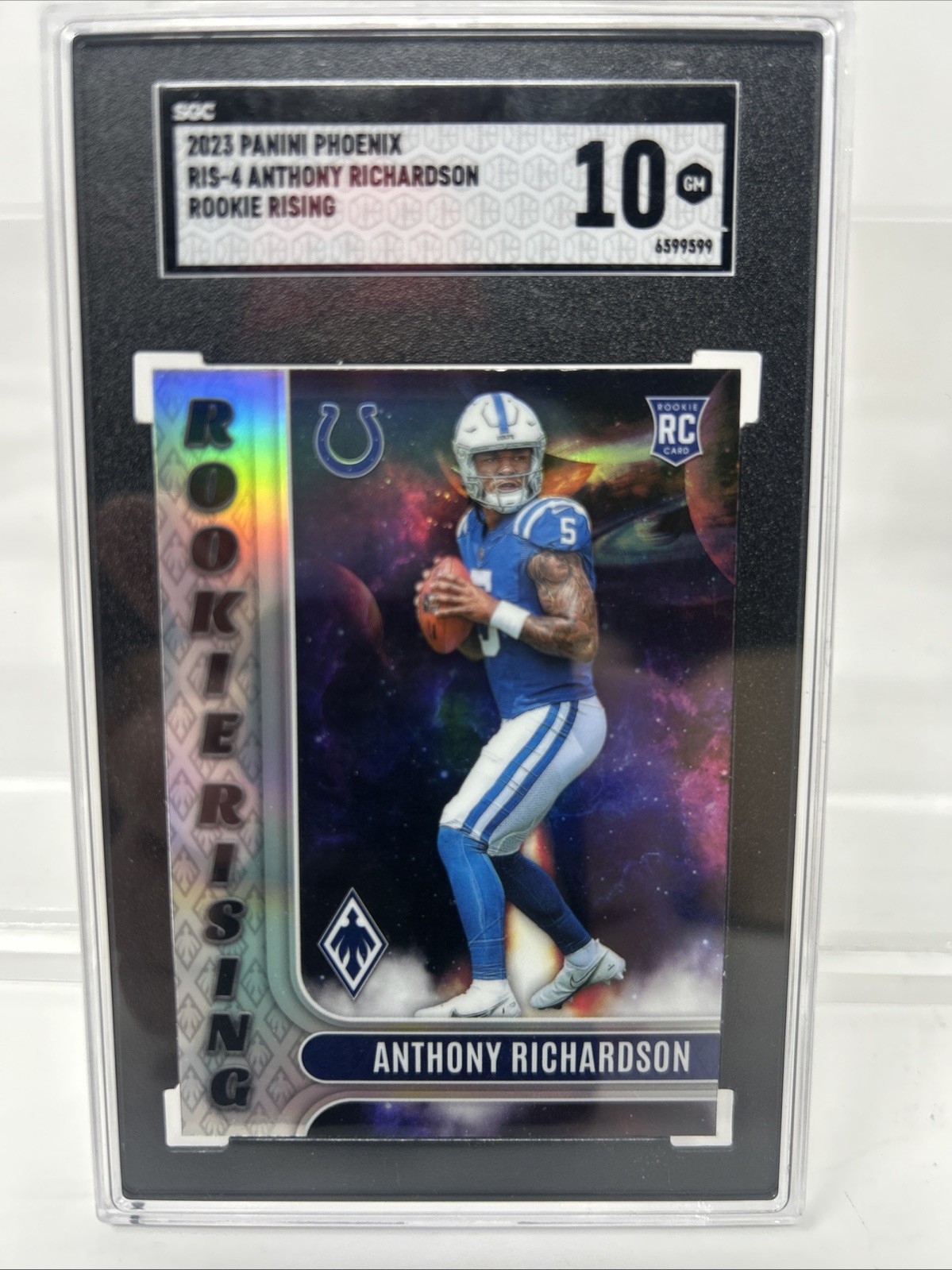 ANTHONY RICHARDSON 2023 Panini Phoenix ROOKIE RISING PRIZM #RIS4 GEM MINT SGC 10