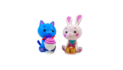 Wreck It Ralph Breaks The Internet Fun Bun Pancake Bunny & Cat Figures Rabbit