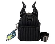 Loungefly Disney villains Maleficent convertible mini backpack