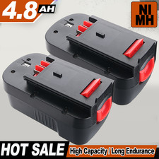2-Pack 18V 4.8Ah for Black and Decker HPB18 18 Volt Battery HPB18-OPE 244760-00