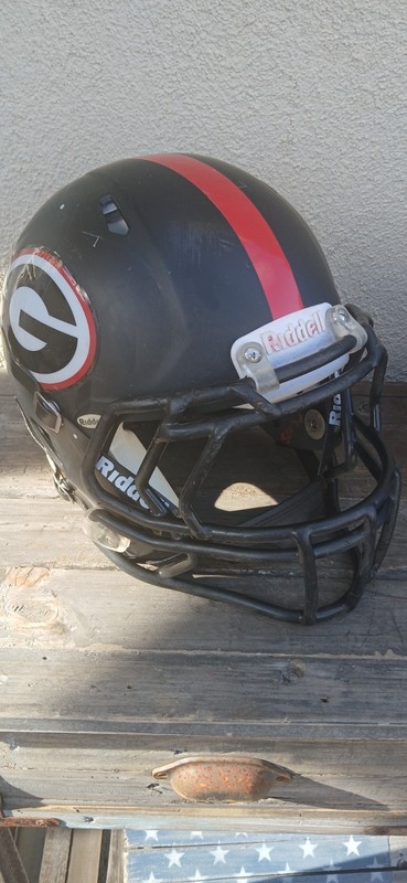 Rare Georgia Bulldogs College Football Team Issued Worn Game Used Rddell Helmet