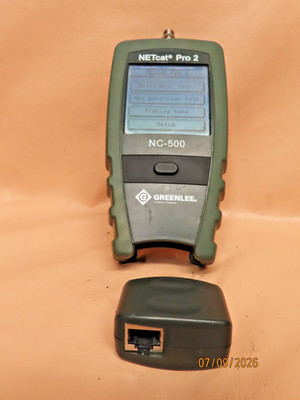 Greenlee nc-500 netcat pro 2 network cable tester tested