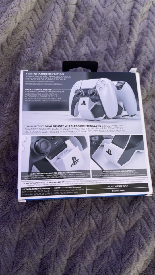 PowerA Twin Charging Station for Sony PlayStation 5 DualSense - Image 2 of 2