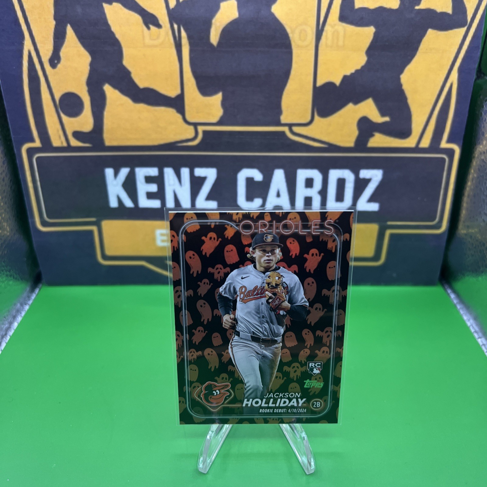 2024 Topps Update Jackson Holliday Halloween Ghost #US97 Rookie Debut SP 🔥