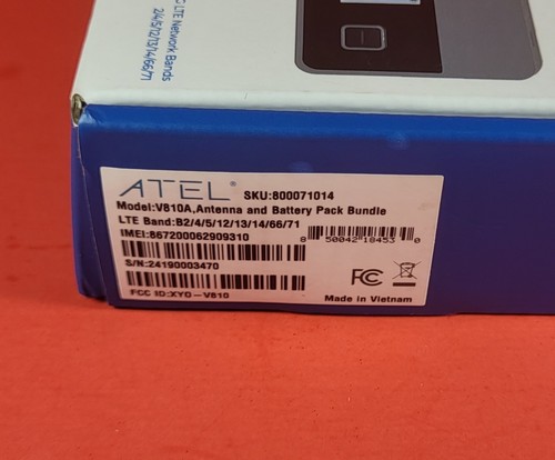Atel V810A 4G/LTE Internet Gateway router wireless fisso 2500 mAh Batt (scatola aperta) - Foto 15 di 15