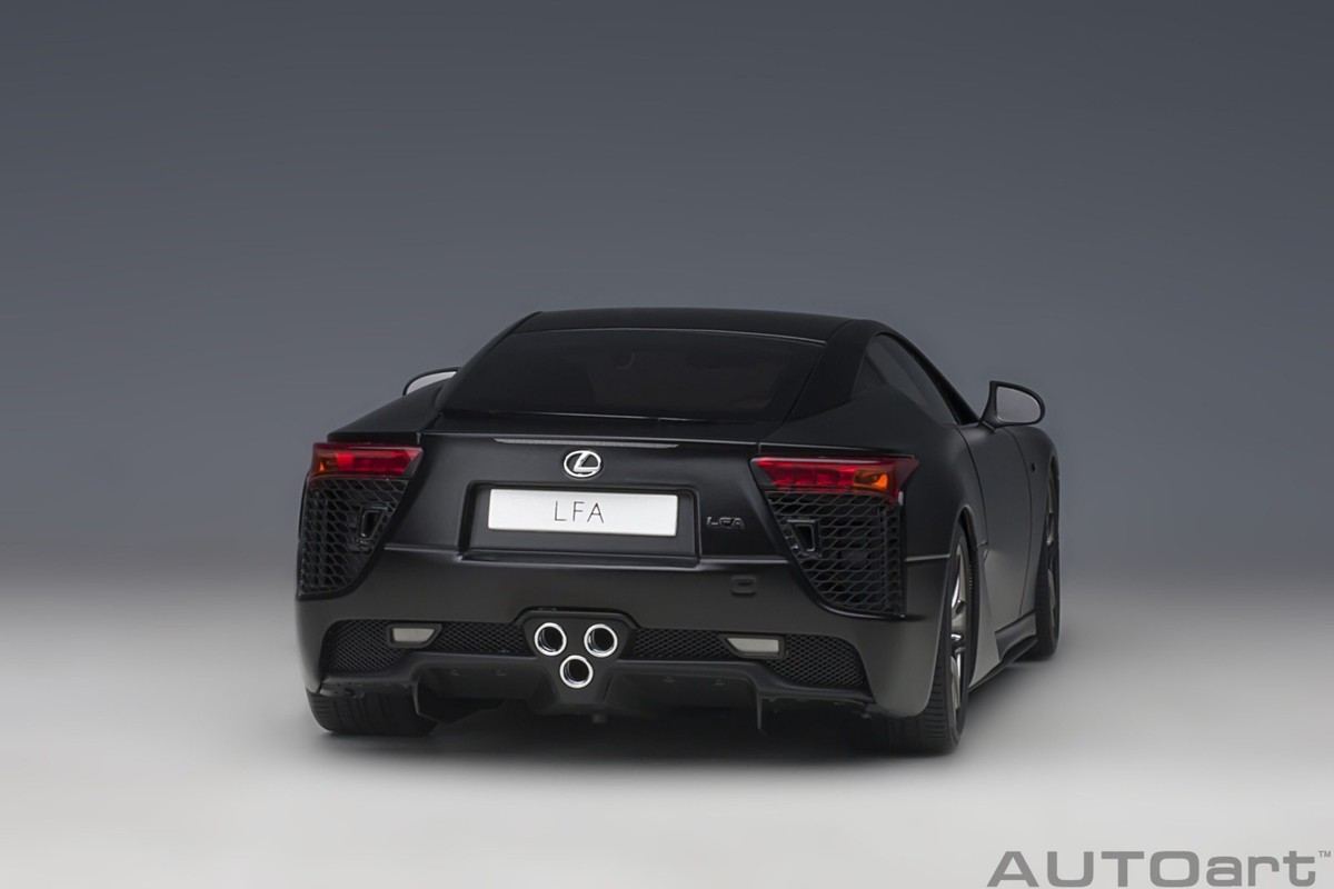 1/18 Lexus LFA Matt Black Composite Model Car By AUTOart 78852 | eBay