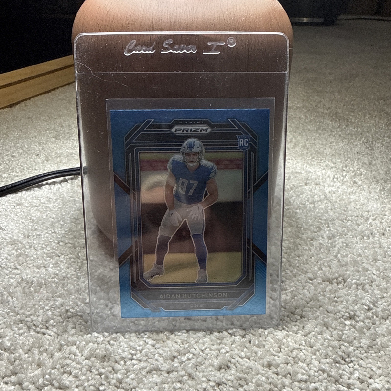 2022 Panini Prizm Rookies Light Blue Prizm Aidan Hutchinson #340 Rookie RC