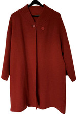 Chiaramente Damen Wollmantel Gr. S / M Elegante Wolle-Mix Jacke Made in Italy