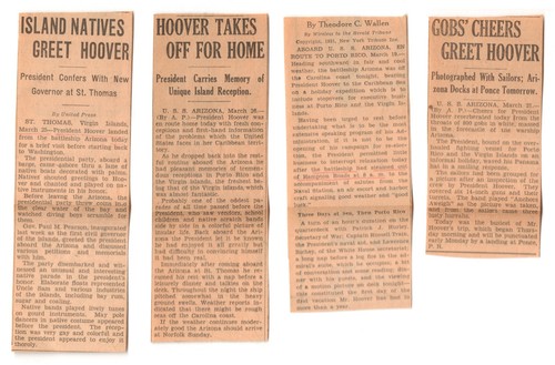 USS ARIZONA Sunk 1931 HOOVER West Indies PRESIDENTIAL CRUISE Covers & Contents - Picture 6 of 6
