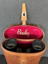 Vintage Binolux 7x35 Binoculars with Original Leather Case