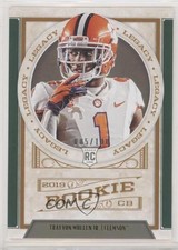 2019 Panini Legacy Rookies Green 85/100 Trayvon Mullen Jr #197 fl4