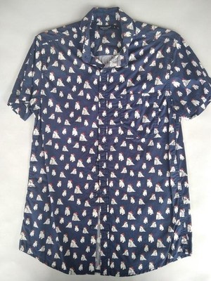 Men Cedar Wood State Shirt Silver 34 / XS