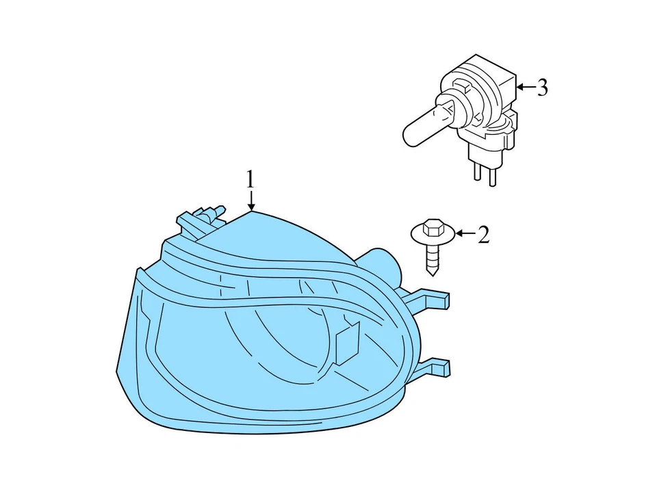 2011-2015 BMW ALPINA B7 — передний правый противотуманный фонарь / лампа 7182196 - Изображение 4 из 4