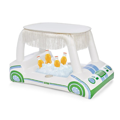 Funboy Mini Drink Cooler Inflatable Pool Float Golf Cart Style Floating Cooler