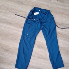 Cherokee Infinity Men Scrub Pants Short Small Carribean Blue