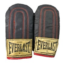 Vintage Everlast 4308 Leather Weighted Speed Bag Training Gloves
