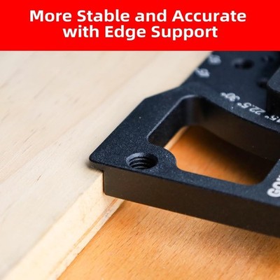 Adjustable Angle Track Saw Square with -60° to 60° Quick Positive Angle Stop,Gui