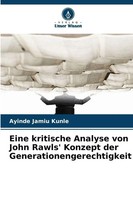 Ayinde Jamiu Kunle | Eine Kritische Analyse Von John Rawls' Konzept Der...
