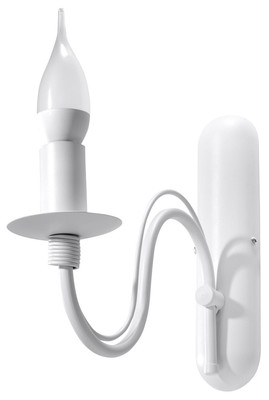 Wandleuchte MINERWA Weiß Sollux Lighting E14 max. 40W dimmbar IP20