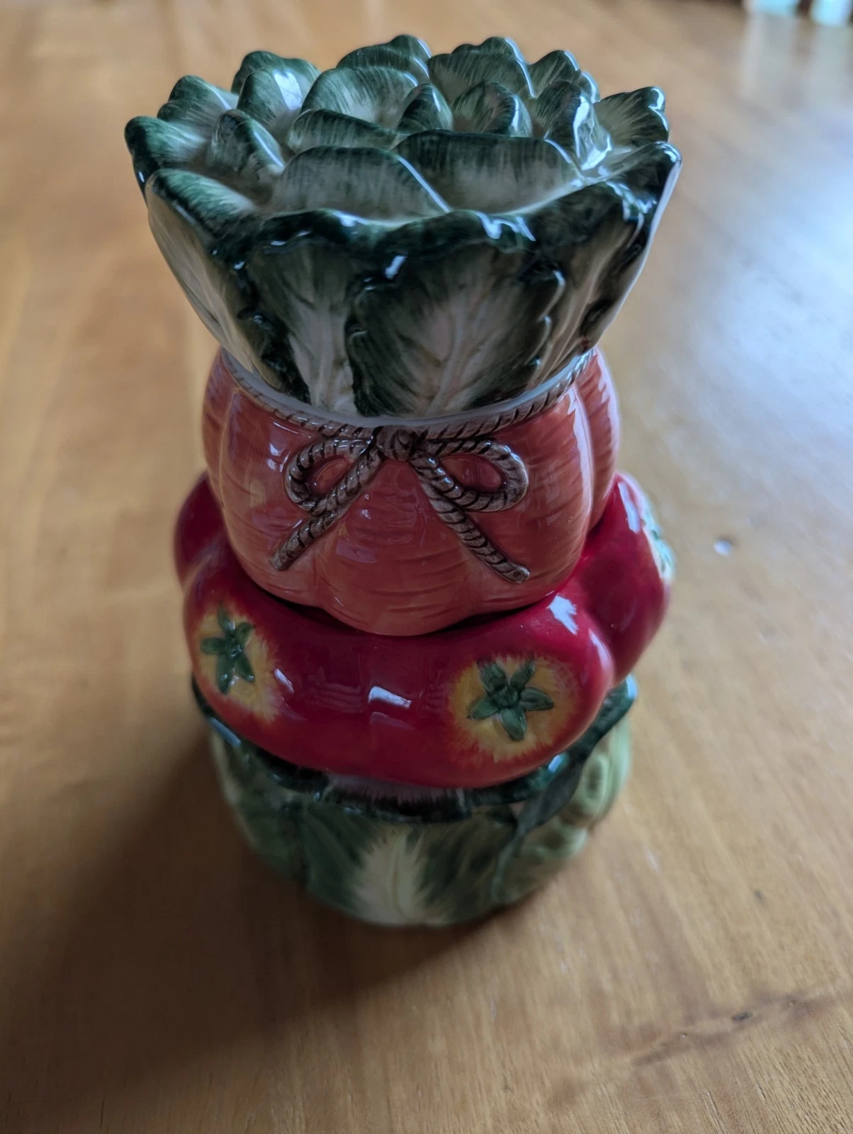 Vintage Fitz & Floyd Classics 4 Le Marche Ceramic Vegetable Measuring Cups