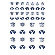 BYU cougars Small Sticker Sheet - 2 Sheets