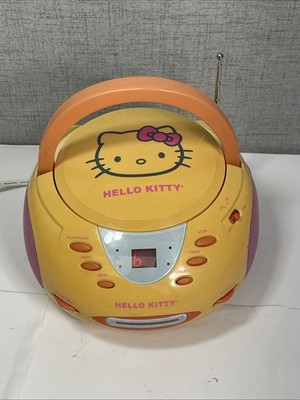 Sanrio Hello Kitty KT2024A AM/FM CD Player Stereo Radio Boom Box CD Doesn t Work