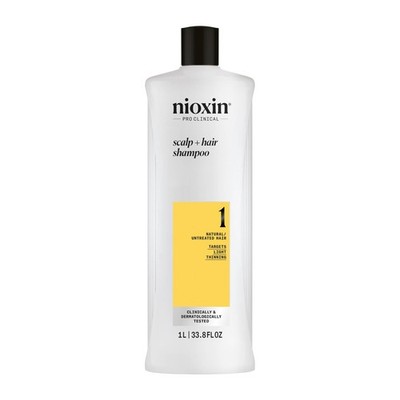 Nioxin Scalp + Hair Thickening System 1 Shampoo| For Natural or Untreated Hair