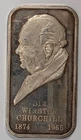 Winston Churchill 1 oz .999 Vintage Silver Bar - A904
