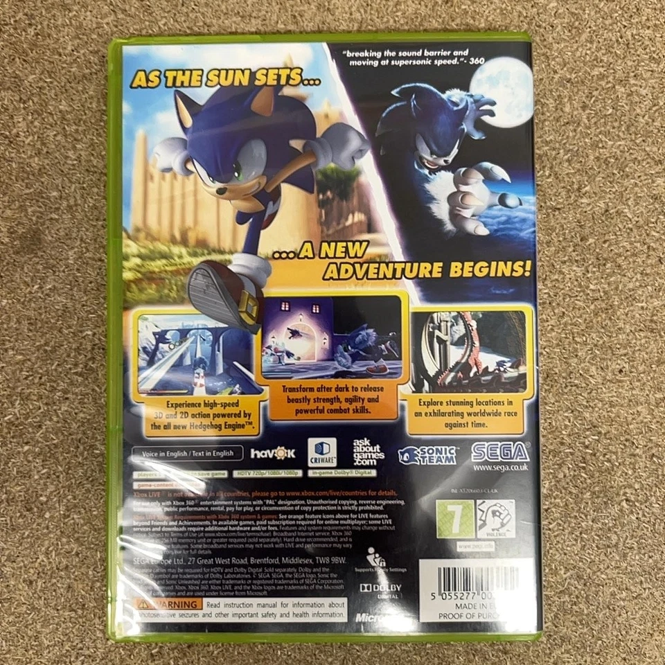 Sonic™ Unleashed (Xbox 360® Classics Best Sellers) [Complete & Tested] - Image 3 of 4