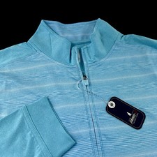 Johnnie-O Prep Performance Lightweight 1/4 Zip Pullover Sweater Medium 128