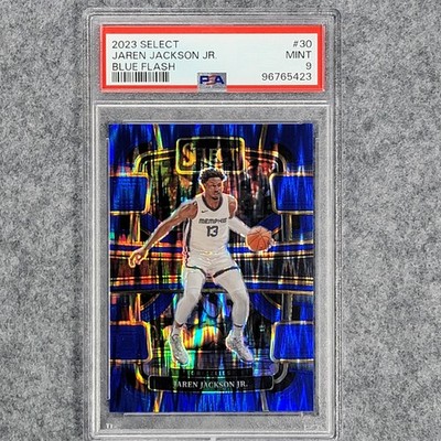 2023-24 Panini Select Jaren Jackson Jr Blue Flash #30 PSA 9 Grizzlies NBA Card