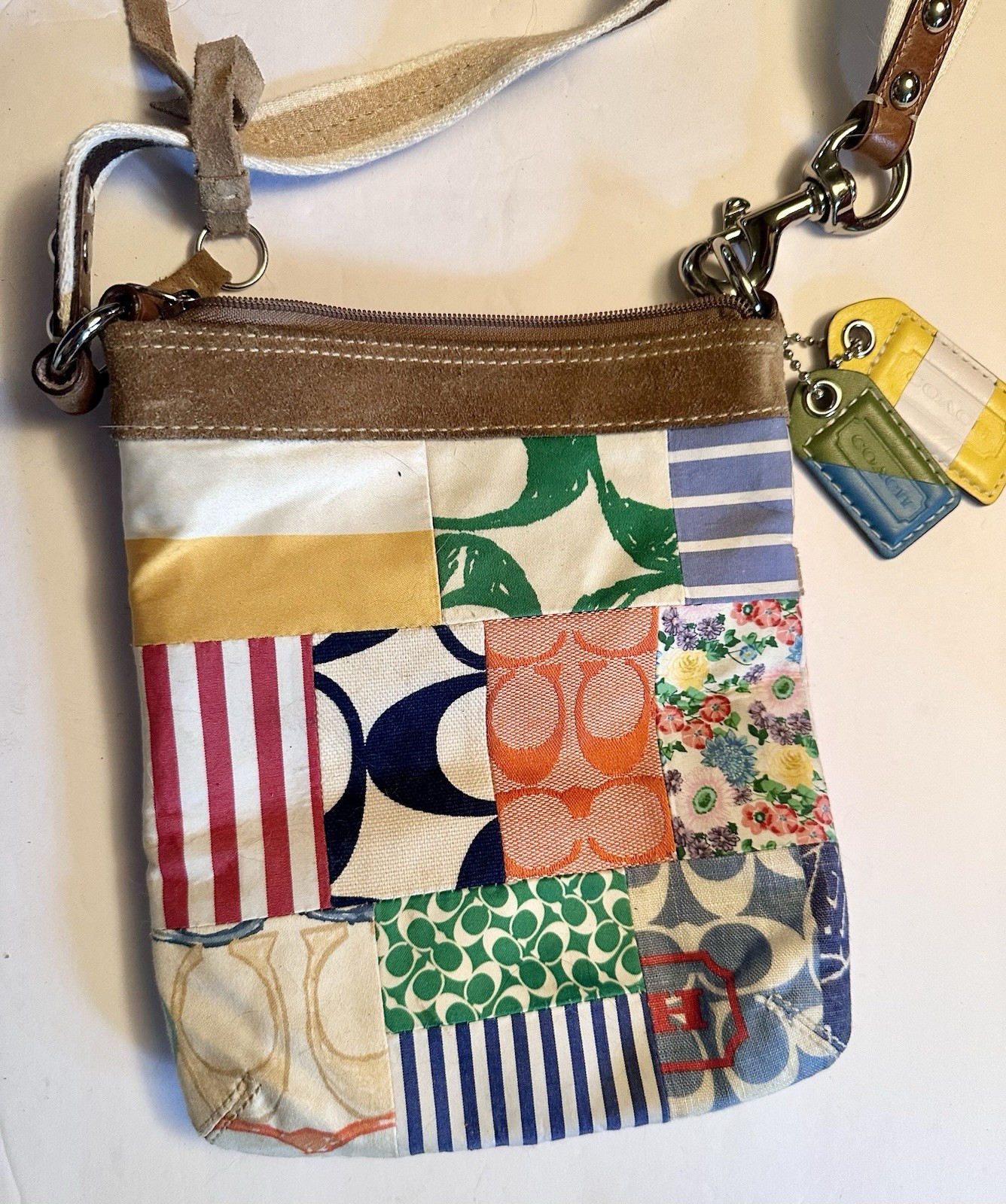 Original Vintage COACH Hampton Patchwork Crossbod… - image 20