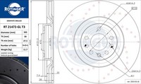 Rotinger 2X Bremsscheibe Ø345 Mm BelüFtet Vorne FüR Saab 9-3 Cabriolet Opel YS3F