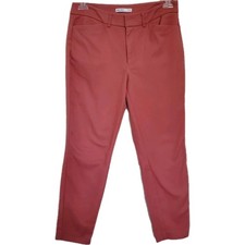 Nine West Women's Dress Pants Slim Ankle Size 8 Dusty Rose Career (B-76)