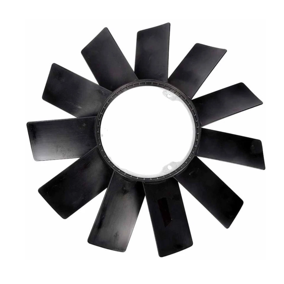 For BMW 525i 1991-1995 Radiator Fan Blade | Plastic Cable | Puller Airflow Black - Image 2 of 4