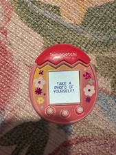 Tamagotchi Pix Floral Pink Handheld Device Tested  Works 