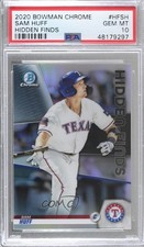 2020 Bowman Hidden Finds Chrome Sam Huff #HF-SH PSA 10 GEM MT a8m